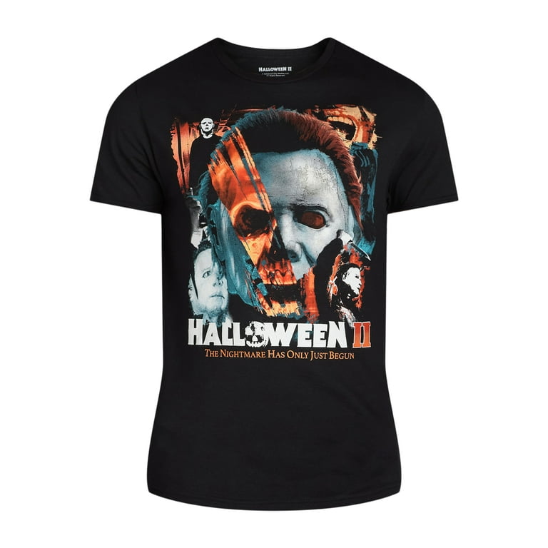 "Front view of Michael Myers Halloween graphic tee – Size M"