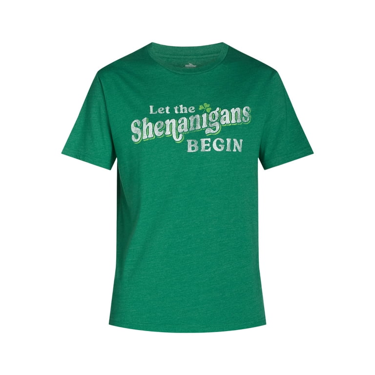 Saint Patrick's Day Men's Shenanigans T-Shirt S-3XL