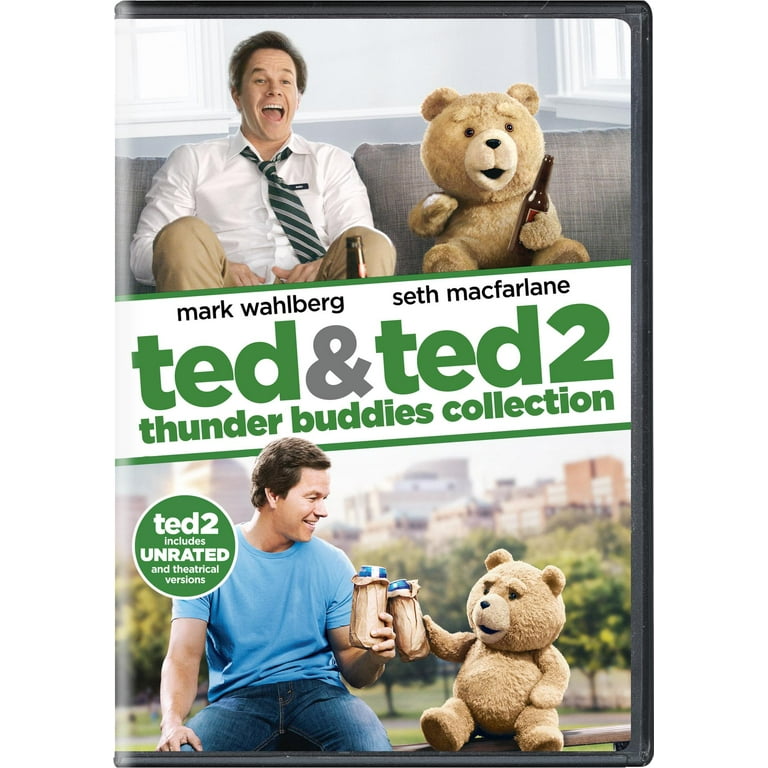 Ted / Ted 2 Unrated (2‑Disc DVD Set) – Mark Wahlberg Comedy Collection | Free Shipping