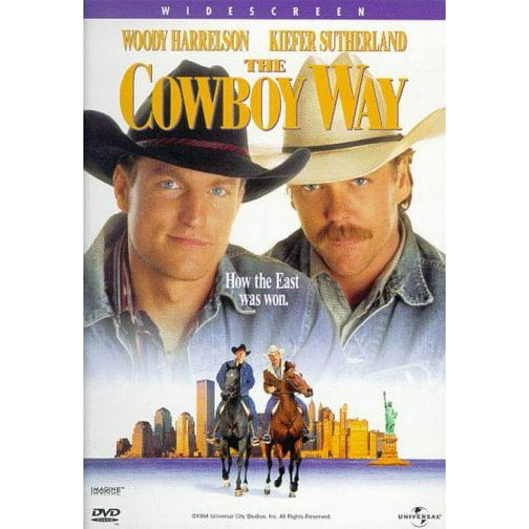 The Cowboy Way (DVD) – Woody Harrelson & Kiefer Sutherland Action Comedy Western | Free Shipping