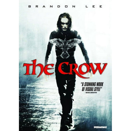 The Crow (DVD) – Brandon Lee Supernatural Action Drama | Free Shipping
