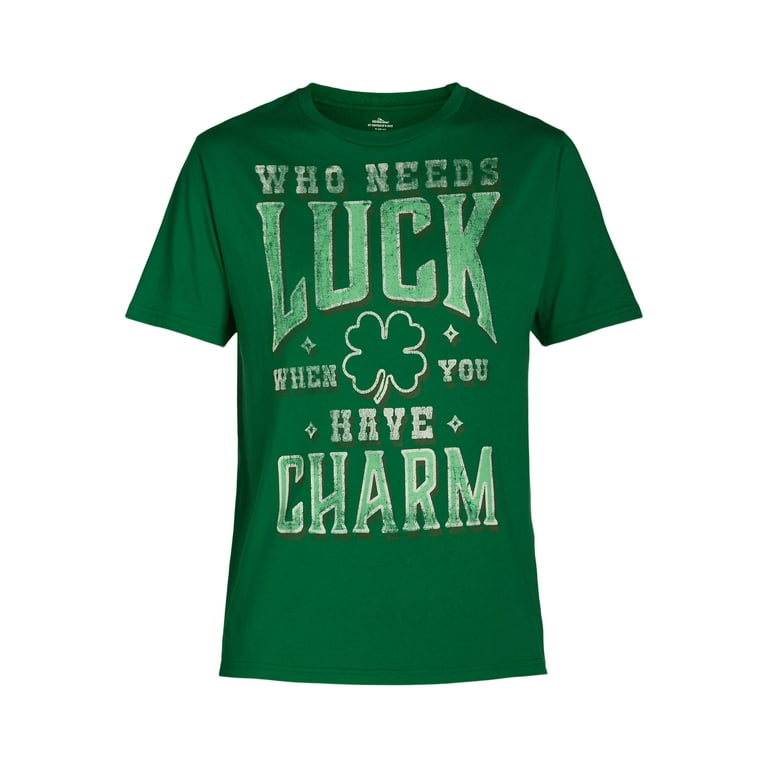 Saint Patrick's Day Men's Luck & Charm T-Shirt S-3XL