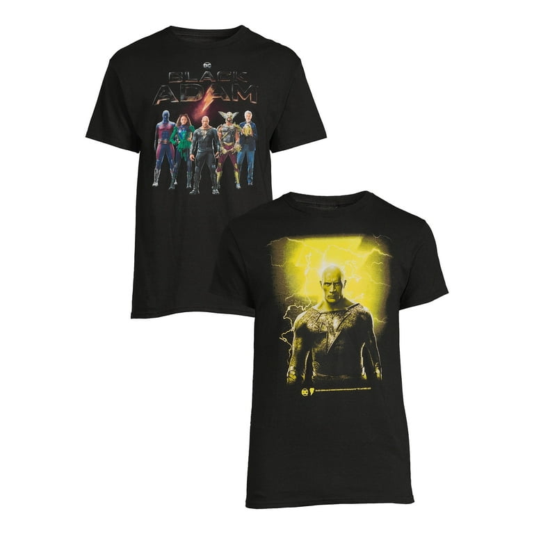 Black Adam Men's T-Shirt 2 Pack