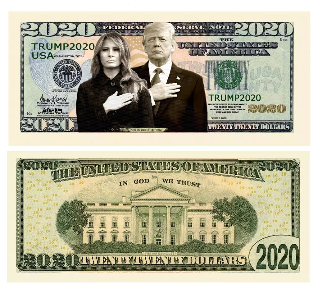 Donald Trump Melania 2020 Novelty Money