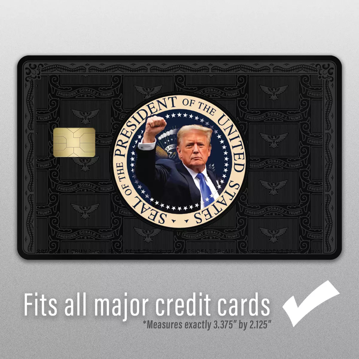 3 Pack President Donald Trump Vinyl Credit Card Skins